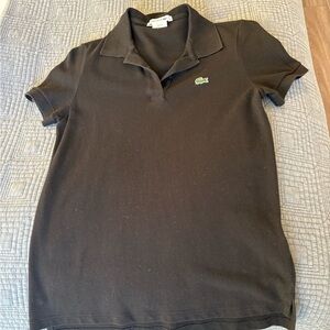 Lacoste Black Short Sleeve Polo Shirt